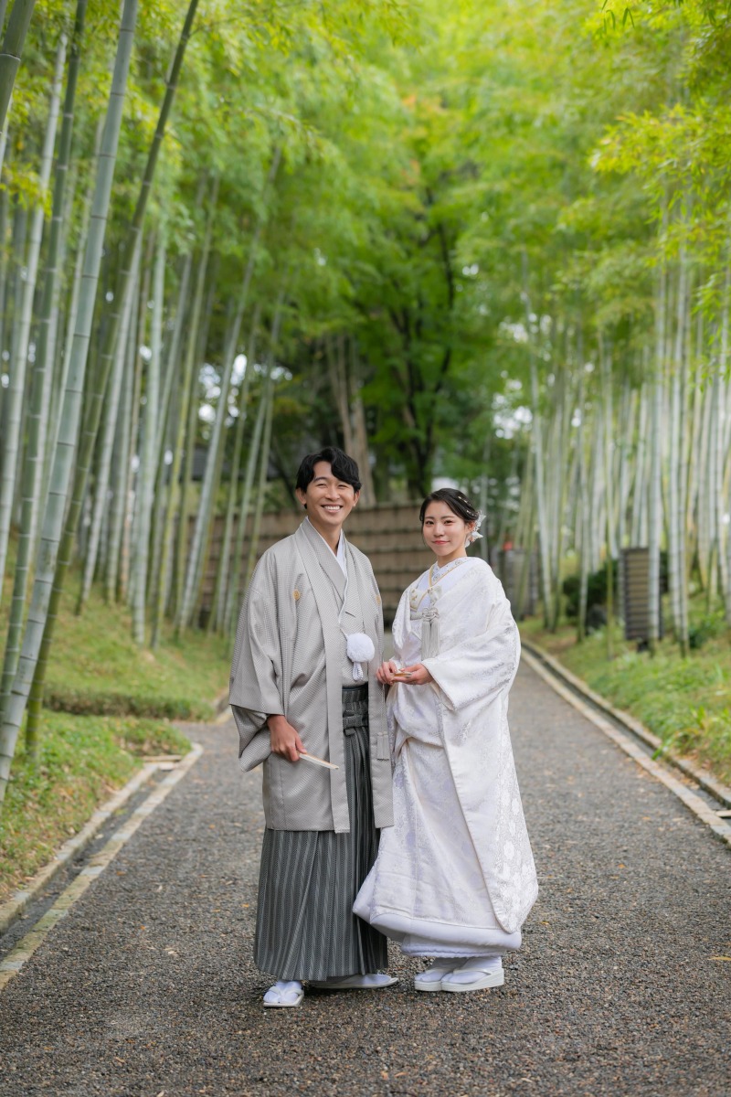 お二人の撮影スタートです。