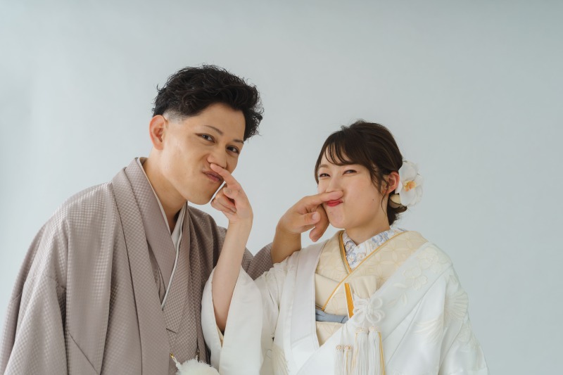 ふたりで「んー！！」