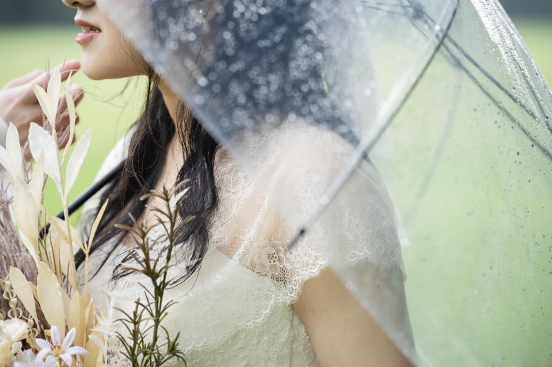 メイクさんのお直し中に...