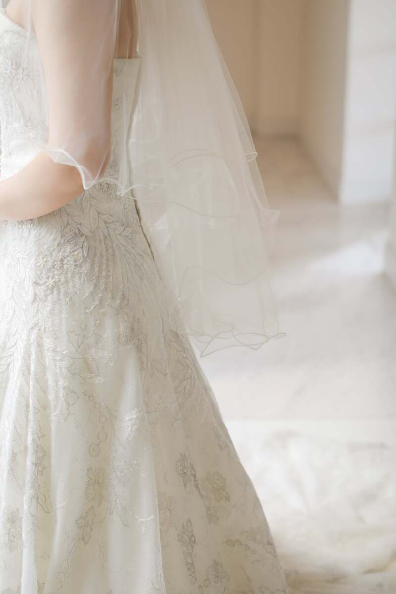 チャペルでウエディングフォト