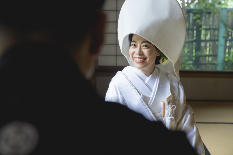 綿帽子や角隠しでの撮影も!