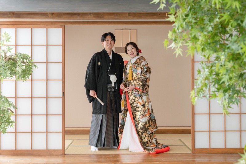 フォーマルな立ち姿