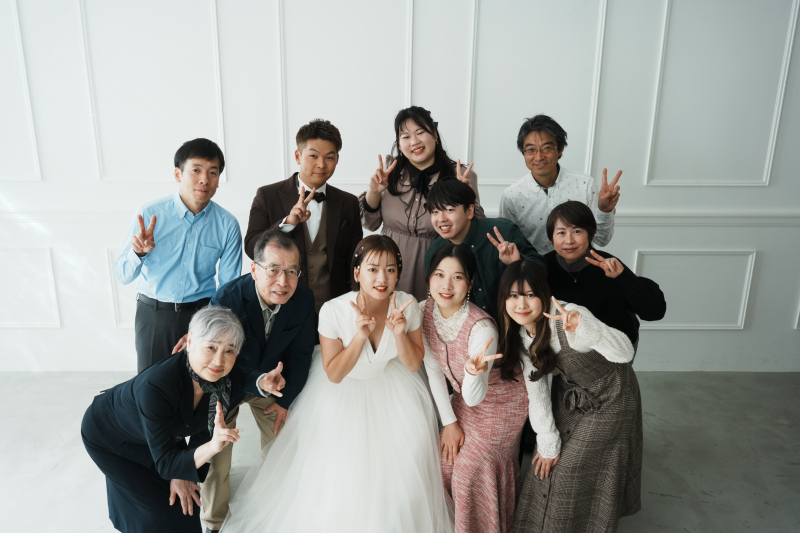 ご家族さんとの集合写真