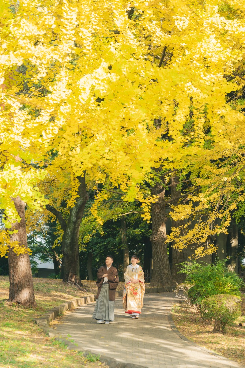 紅葉に包まれて