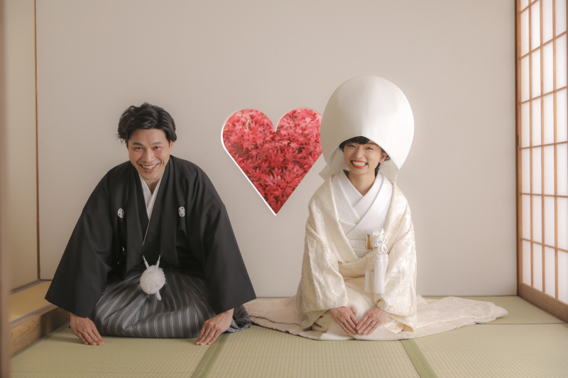 和装+綿帽子の撮影をご紹介!