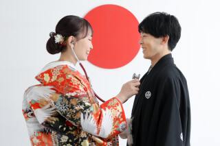 お二人らしさいっぱいの和装撮影！