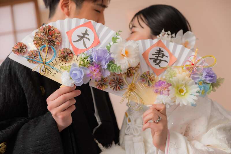 お持ち込みの小物を使って