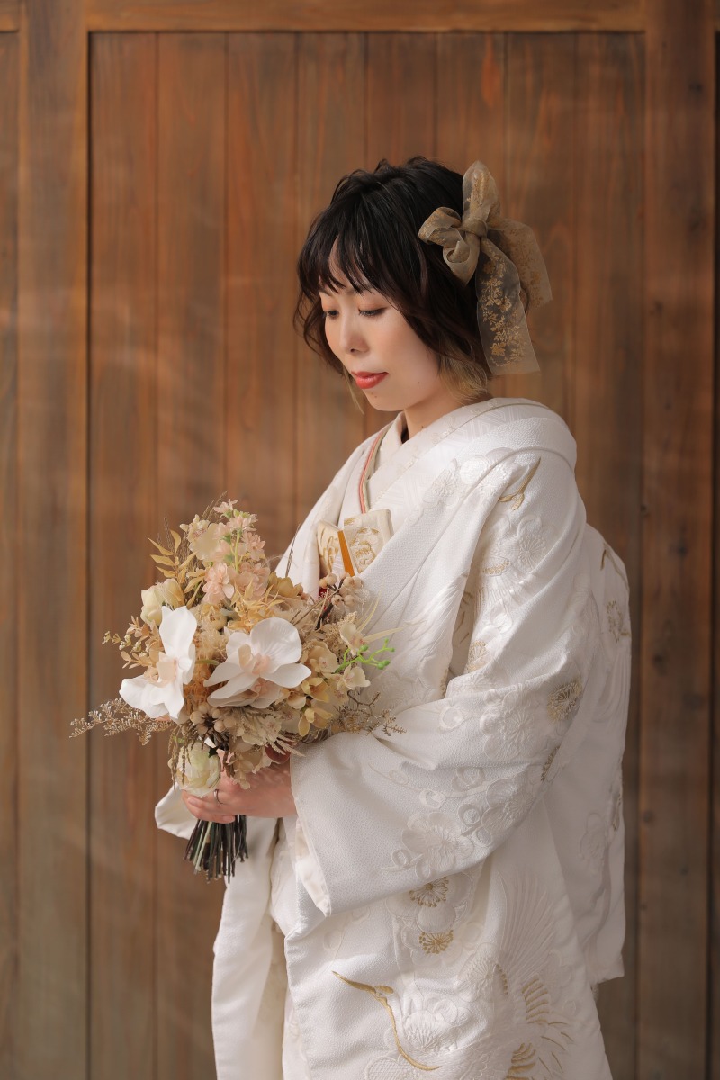 ブーケを眺めて