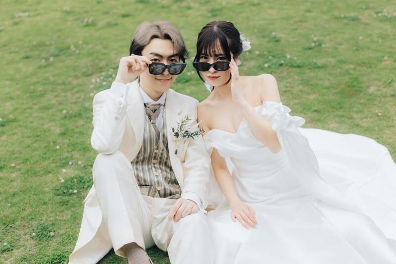 小物を使って一枚