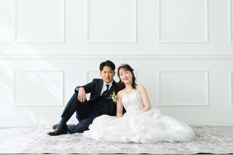 お二人で寄り添って