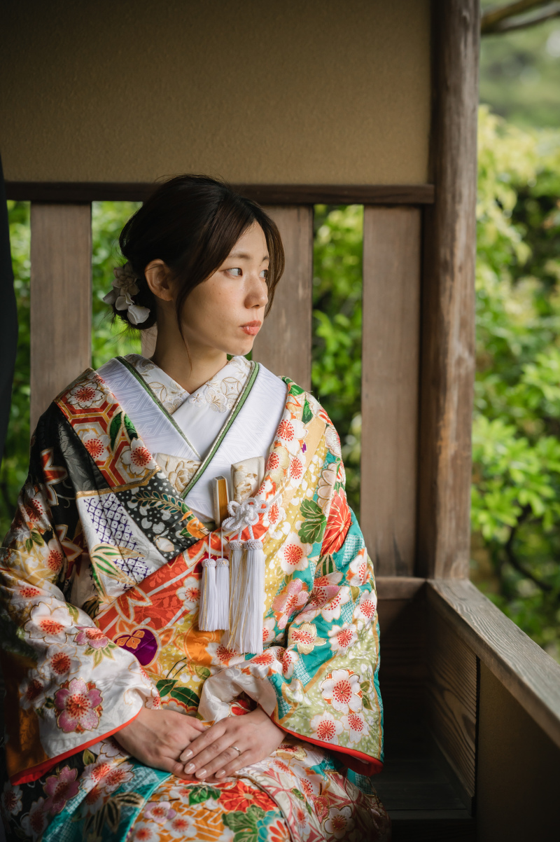 新婦様のソロカット。