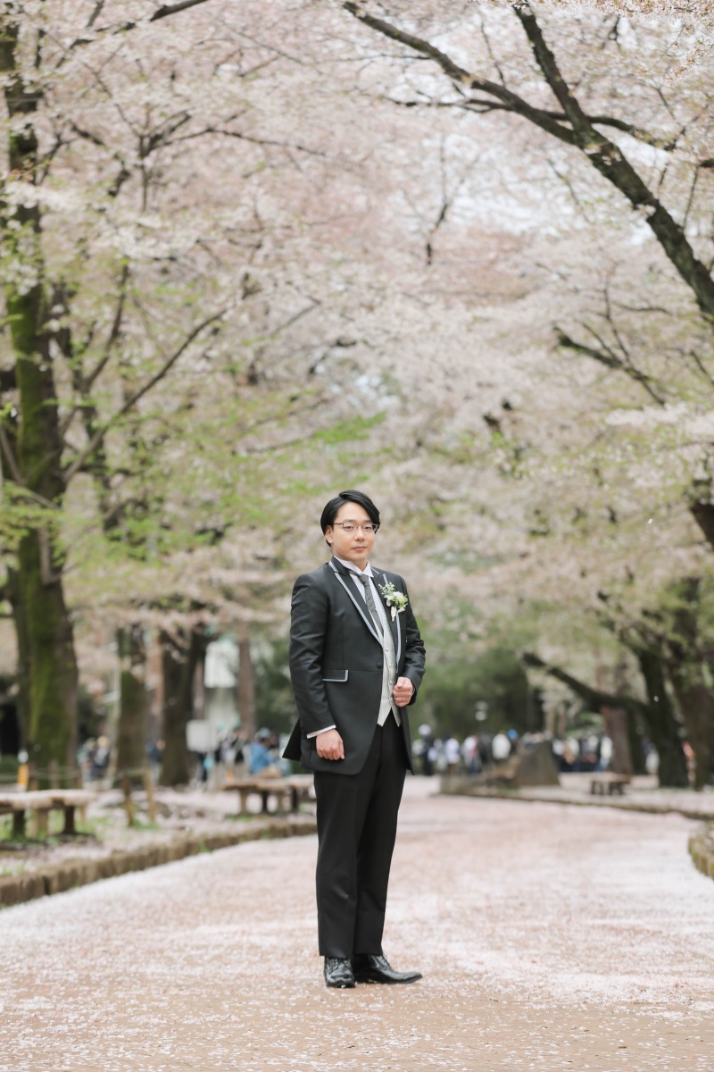 新郎さんソロカット