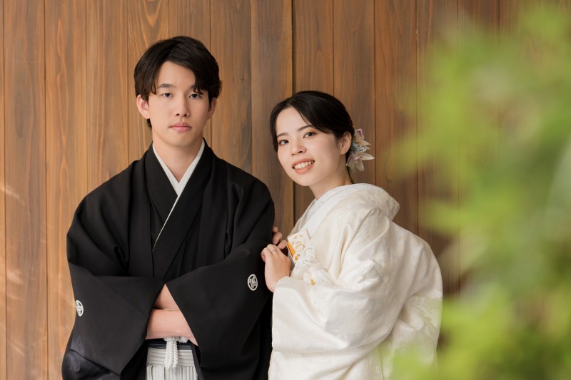 お二人の撮影スタート