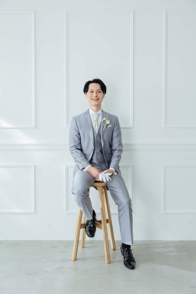 ご新郎様のソロカット