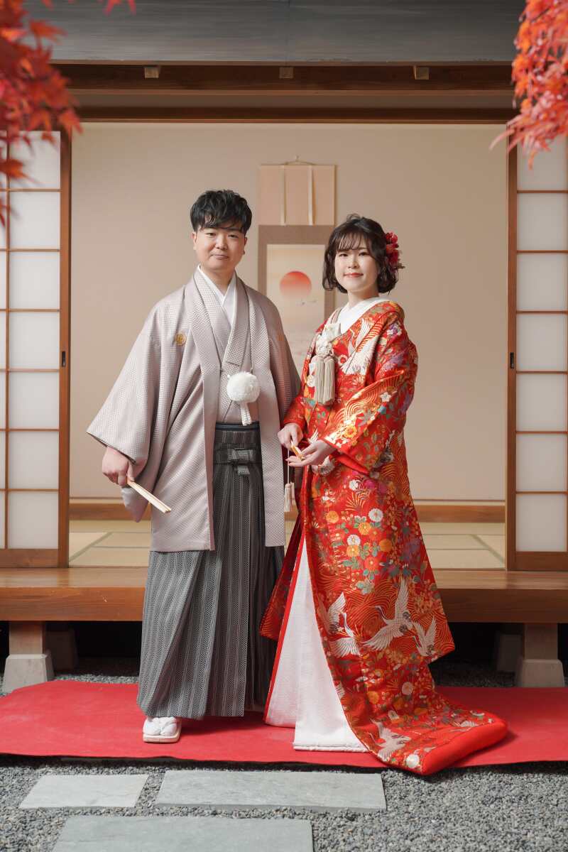 お次は、和装で