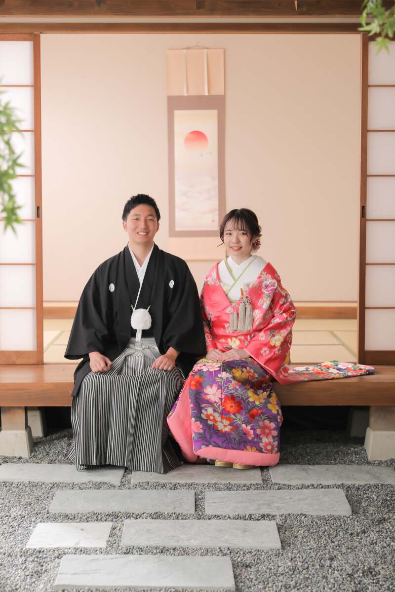 お二人の撮影がスタートです^^