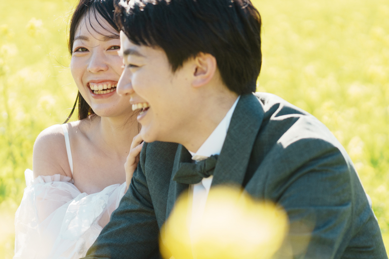 新婦さんの笑顔がとても素敵でした！