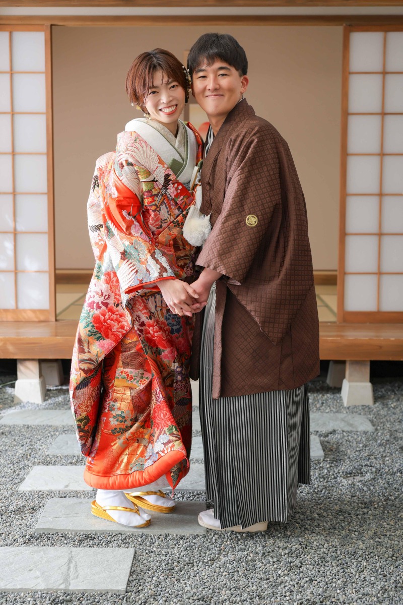 ぎゅっとお顔を寄せあって