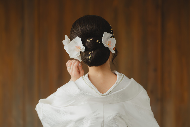 新婦様の髪型も