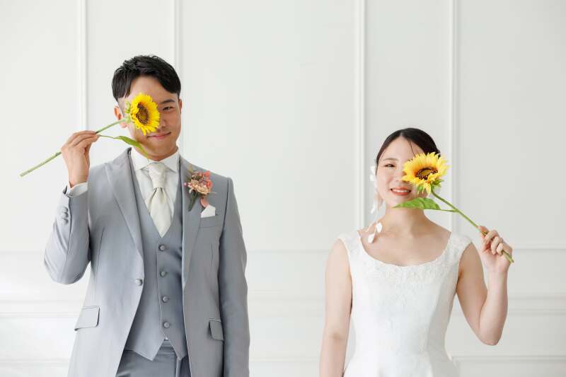 洋装ハウススタジオで撮影