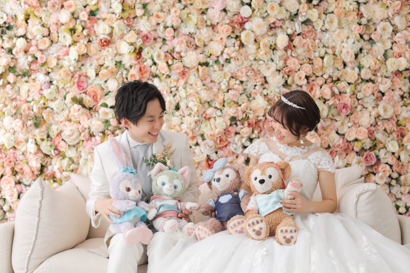 ダッフィーフレンズと一緒に