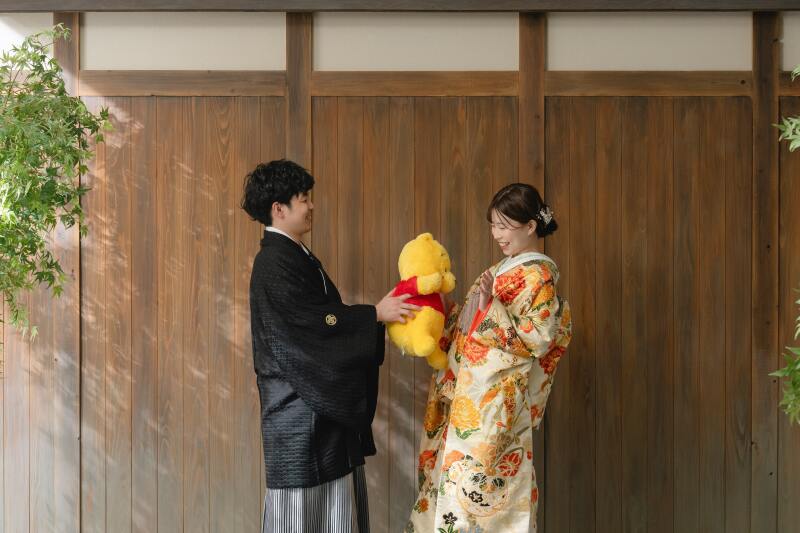 おふたりの思い出のぬいぐるみと