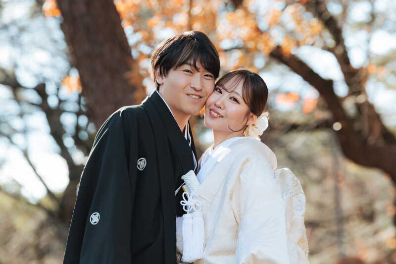 ほっぺをぎゅっとくっつけて