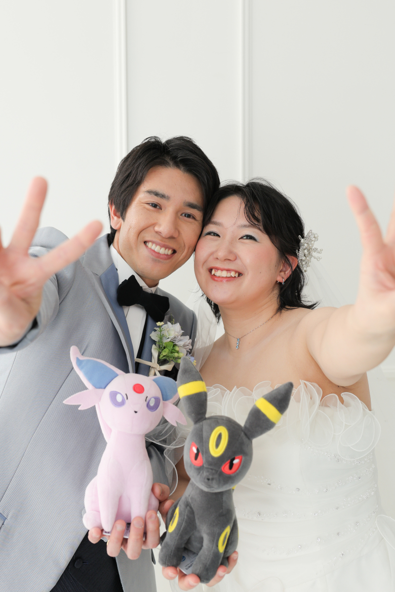 最後は思いっきりピースで！