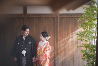 まるで庭園での1枚♪屋内庭園スタジオプラン！