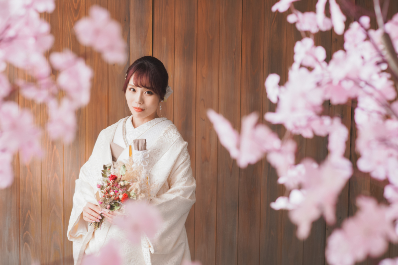 新婦様のソロカット。