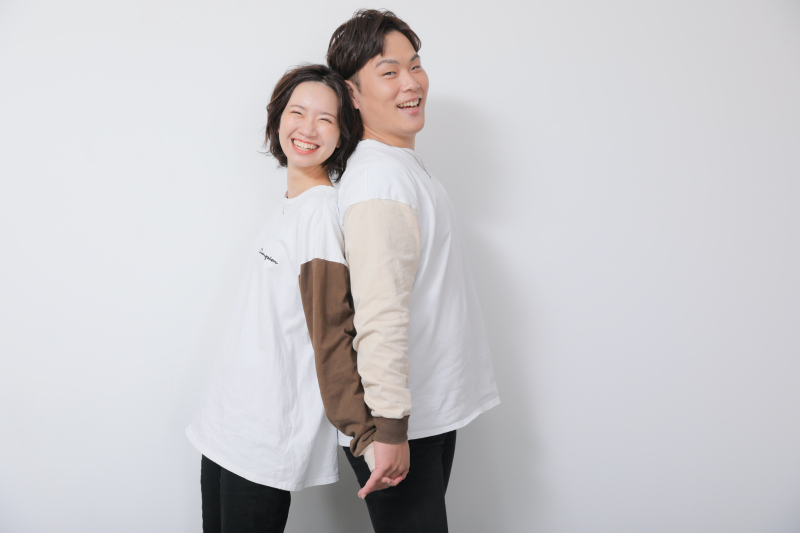 仲良く背比べ？