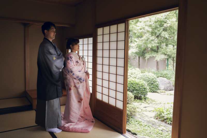和室で撮影ができるロケ地です。