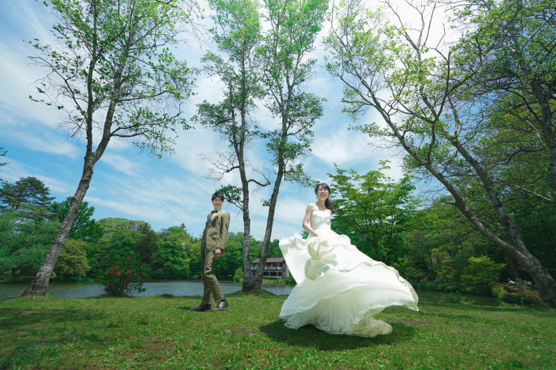 緑と青空と、、