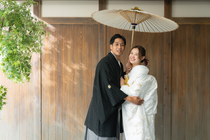 番傘をつかって