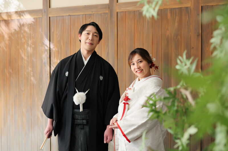 屋内庭園で撮影開始！