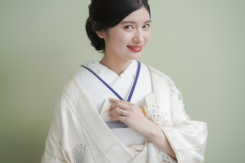 綺麗な白無垢姿