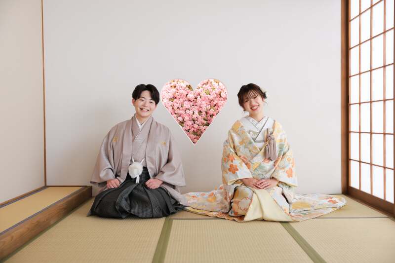 お茶室で正座も