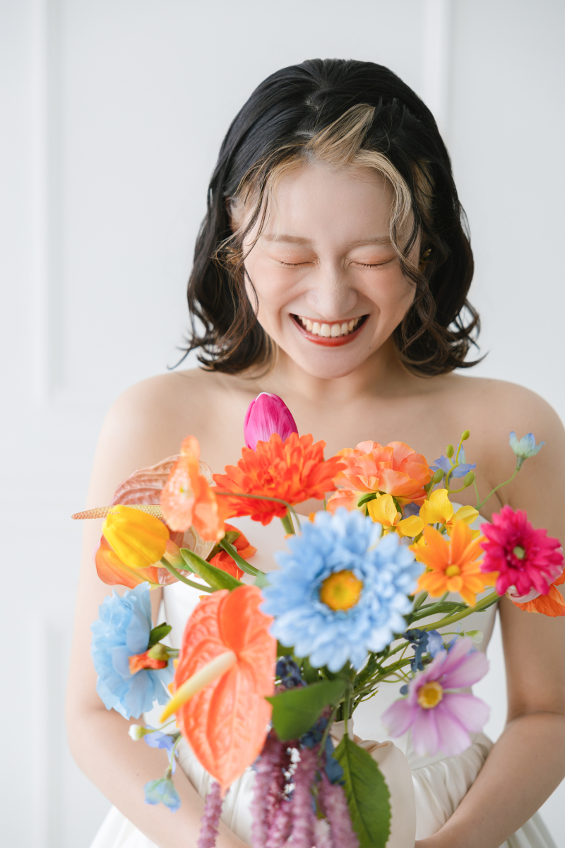 可愛いご新婦様