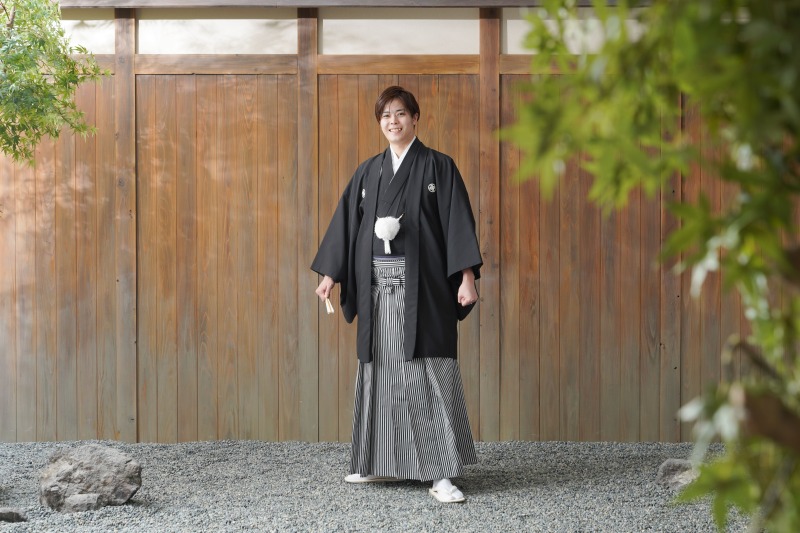 新郎様のソロカット。