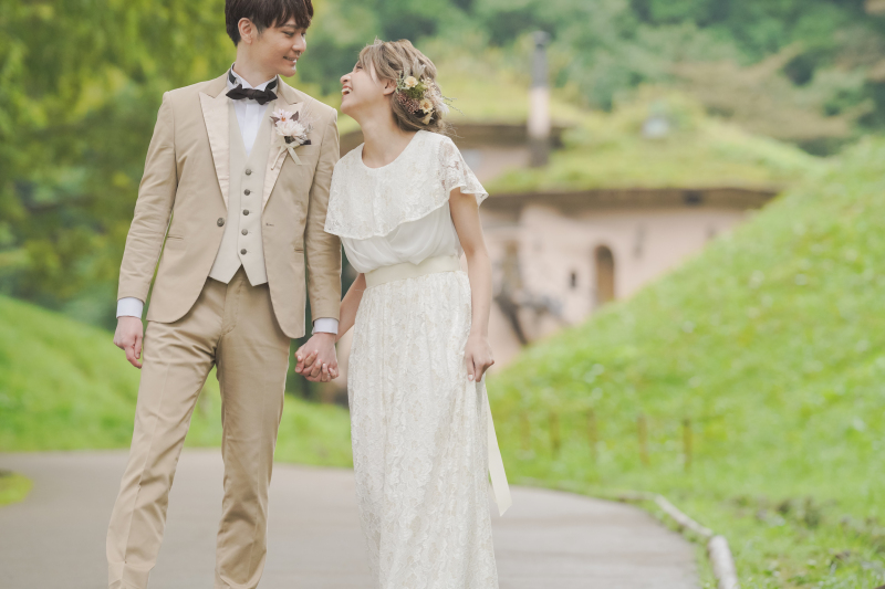 自然に溢れる笑顔