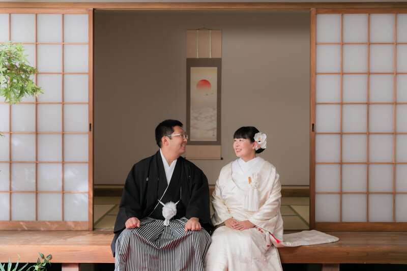 お話ししながら。