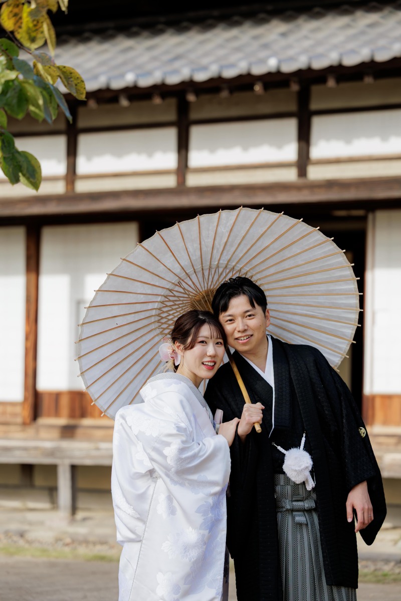 昔ながらの建物と