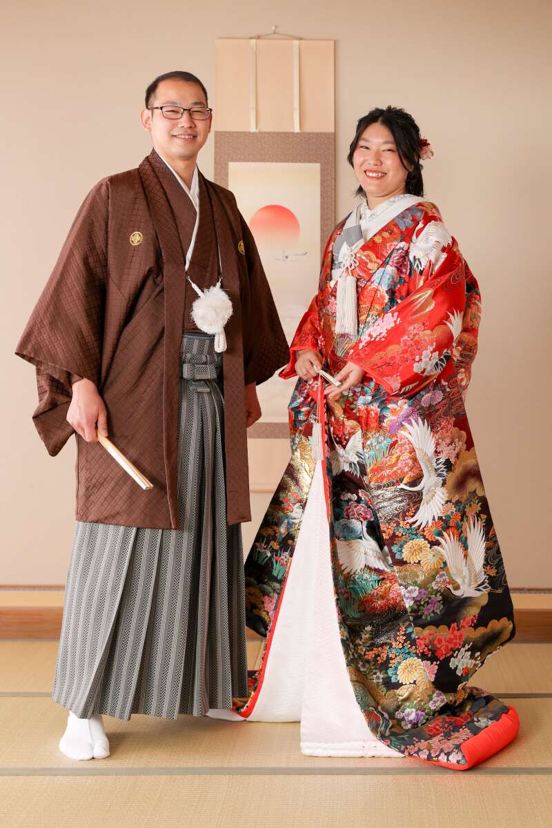 フォーマルな立ち姿