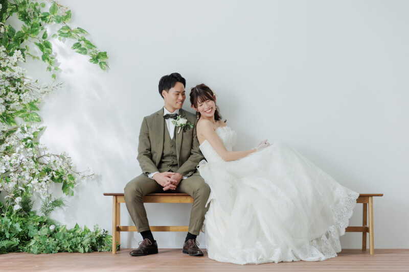 自然な笑顔!
