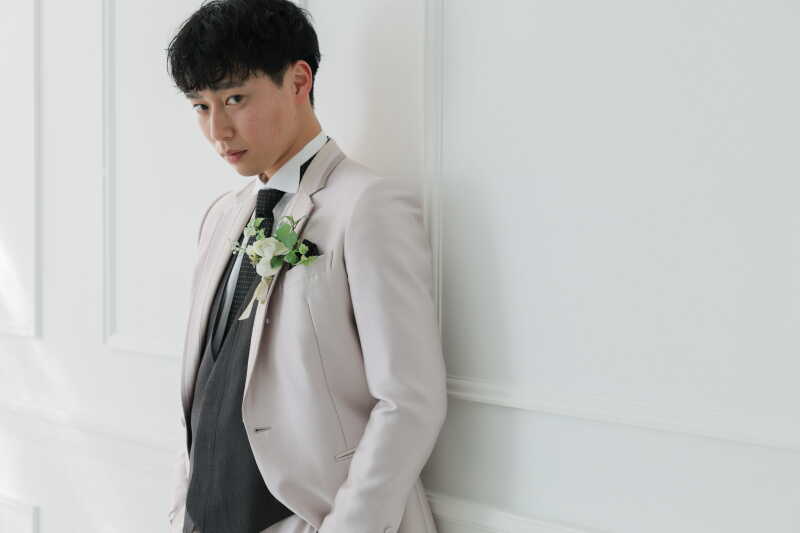 新郎様ソロカット！