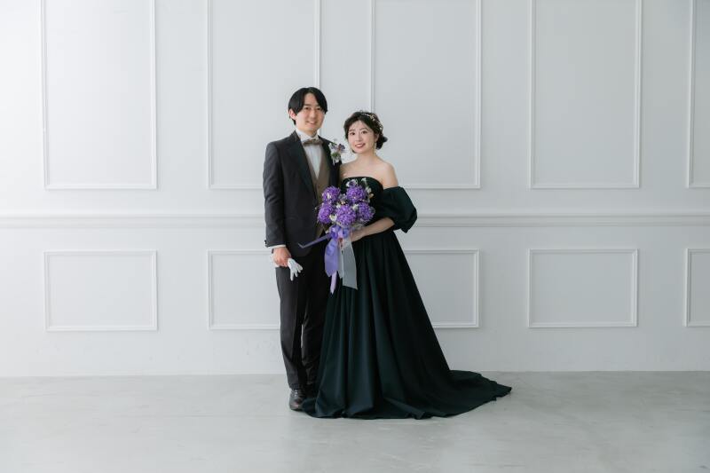 シンプルな背景で