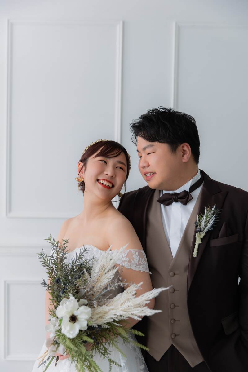 お二人で寄り添って