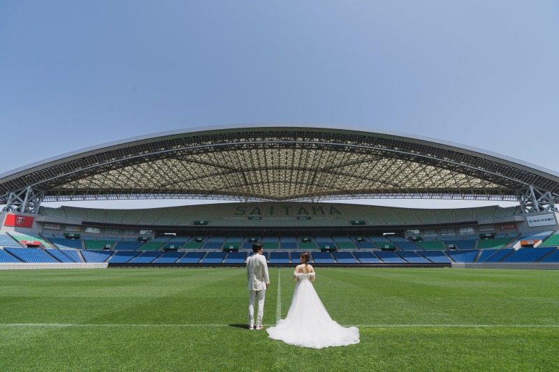 スタジアム全体を見渡して