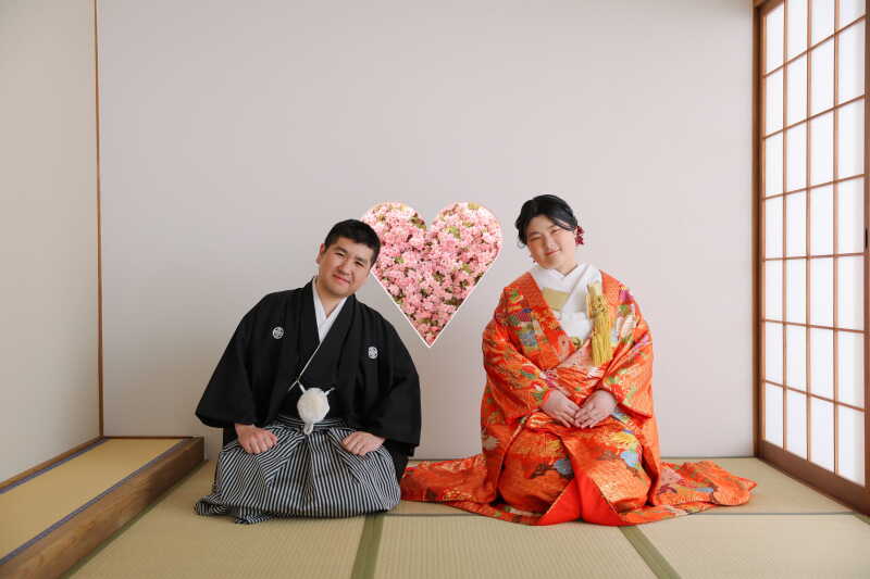 ハートの猪目窓♡