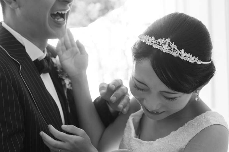 自然なお二人の姿